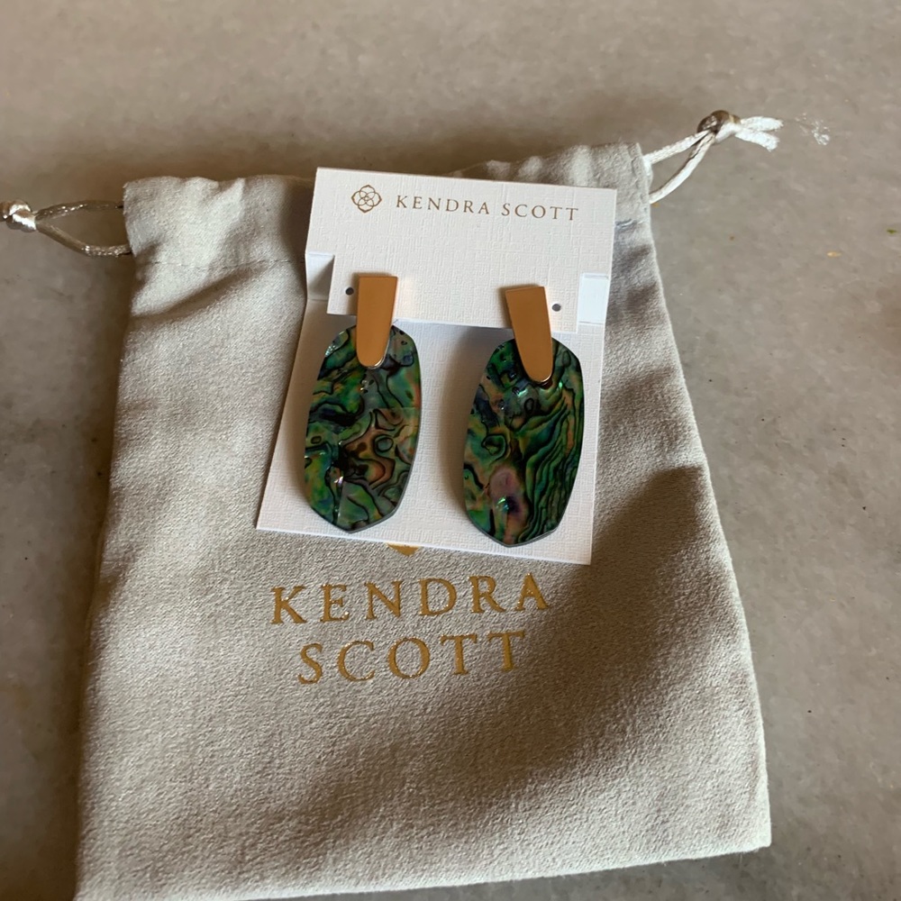 Kendra Scott Abalone Aragon earrings